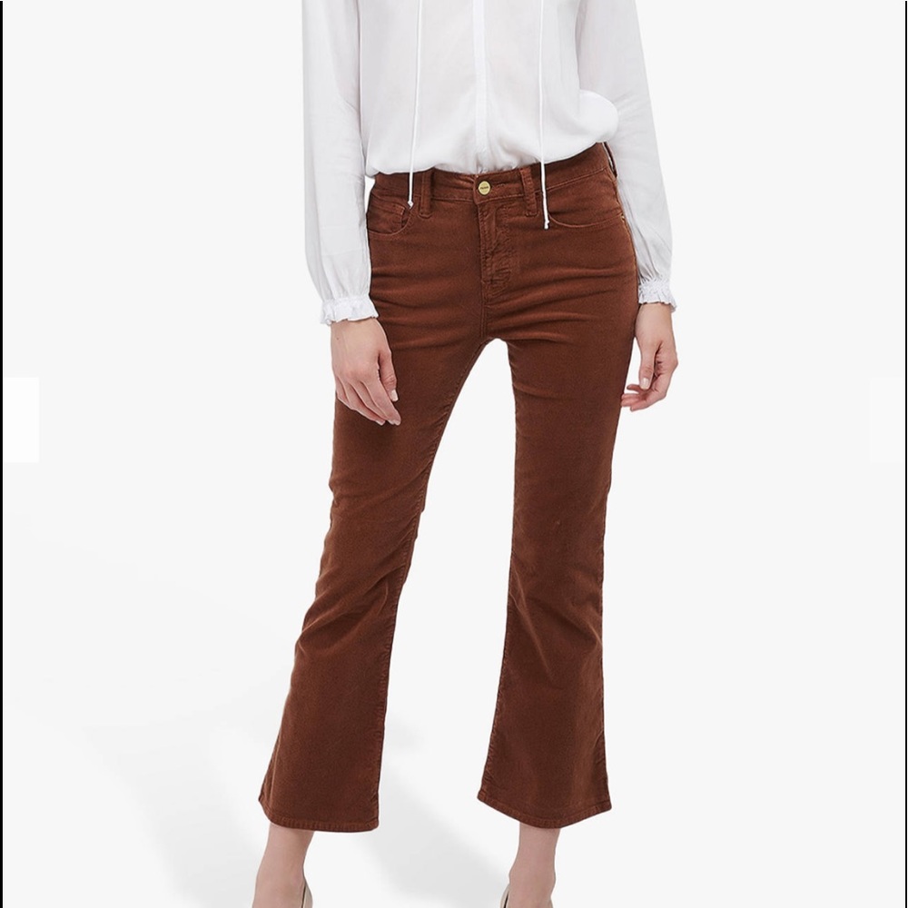 Frame Le Crop Mini Boot corduroy Pants